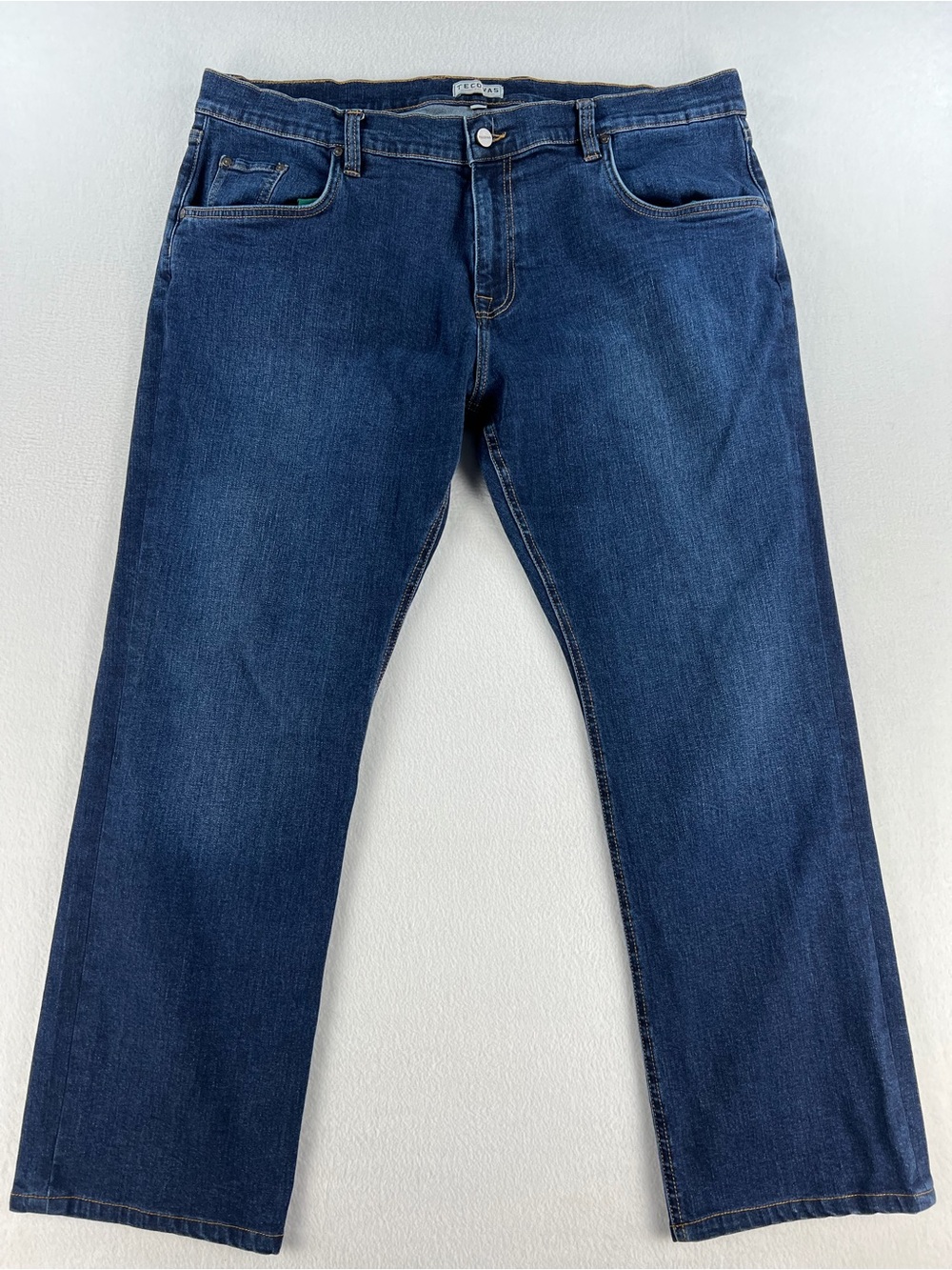 Tecovas Men's Dark Indigo Relaxed Jeans